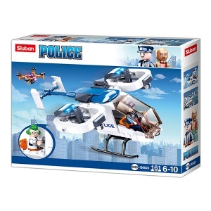 Kocke za decu Policijski Helikopter Sluban 876202