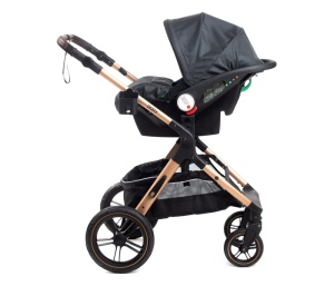 Kolica Za Bebe set sa auto sedištem crna BBO Dory X1SBLACK - Img 2