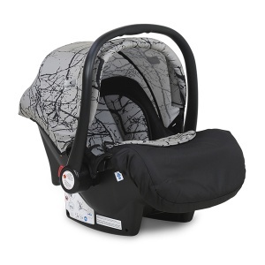Kolica za bebe set Sena Grey Marble Lorelli 10021612113 - Img 2
