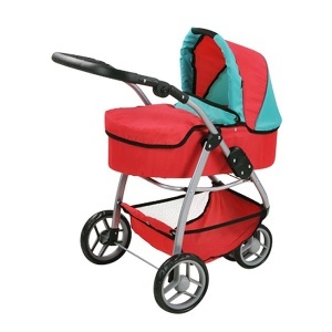 Kolica za lutku Cico Red Green Knorr Toys 90445 - Img 1