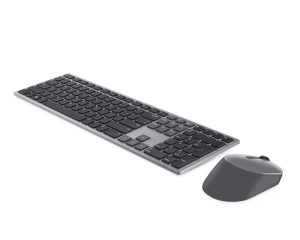 Komplet tastatura i miš Dell KM7321W Pro Plus Wireless Multi-device YU sivi - Img 6