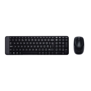 Komplet tastatura i miš MK220 crni Logitech bežični US raspored
