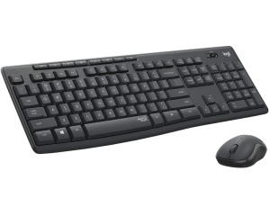 Komplet tastatura i miš MK295 Silent crni Logitech bežični US raspored