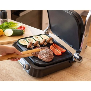 Kontaktni gril Sencor SBG 6238BK crni 2100W na preklop - Img 5