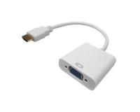 Konverter HDMI na VGA MaxPro Line pasivni beli