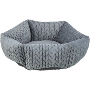 Krevet livia okrugli 50cm sivi