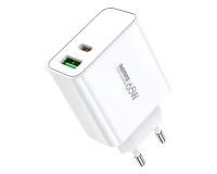 Kućni punjač Remax Kiddy RP-U125 65W USB-A i USB-C beli