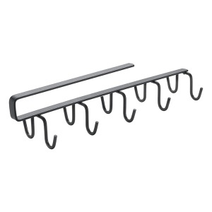Kuhinjski stalak sa kukicama MyHooks Lava 6x25x6cm Metaltex 361130 001 - Img 2