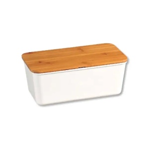 Kutija za hleb 34x18x14cm bela Kesper KSP58090