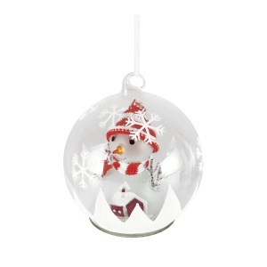 LED kugla sa figuricom sneško Home GLG13/RD