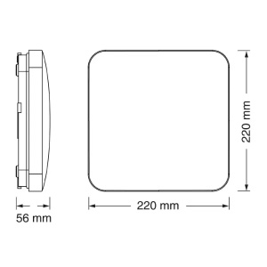 LED plafonjera sa senzorom 12W 4000K IP20 Osram 4099854648328E - Img 2