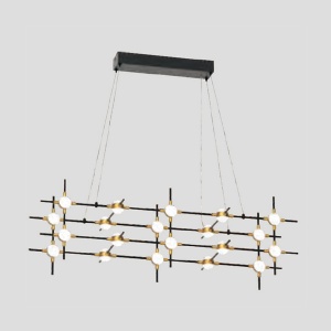 Luster led Modular 48W 3000K Elmark 955MODULAR4830PGD