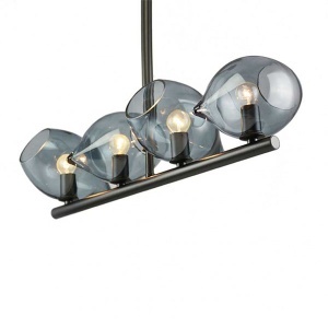 Luster Luna 114 4xE14 tamno staklo 35.1230