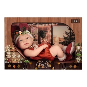 Lutka beba u novogodišnjoj odeći 38cm 370798