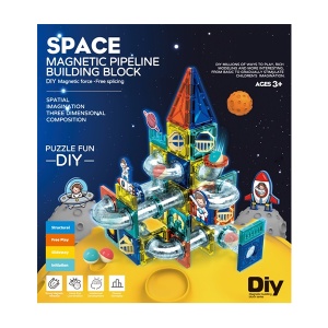 Magnetne kockice tobogan za loptice 99 delova 632959