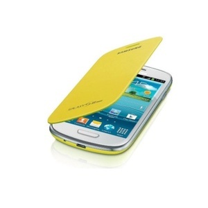 Maska sa preklopom SAMSUNG S3 mini, zuta EFC-1M7-FYEG