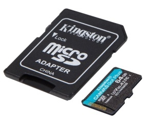 Memorijska kartica MicroSDXC 64GB Canvas Go Plus Kingston UHS-I U3 V30 A2 200MB/s sa adapterom (SDCG4/64GB) - Img 3