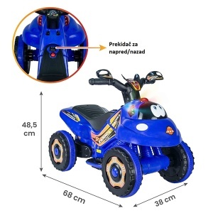 Motor guralica 2u1 plava Face 309147 - Img 2