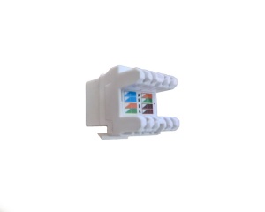 Mrežni modul RJ45 Cat6 UTP Maxpro Line beli Keystone (044)
