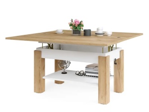 Multifunkcionalni Sto Bravo Craft Hrast-Beli 1651 - Img 4