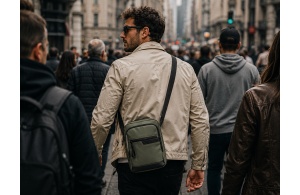 Muška torba na rame Dorking khaki Pepe Jeans 74.657.42 - Img 12