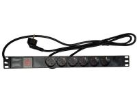 Napojna letva 19 inča Maxpro Line 6 šuko mesta 16A 1U rack - Img 2