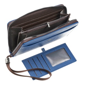 Novčanik ženski sa futrolom za vizit karte 0235, 19.5×3.5×10.5 cm - Img 2