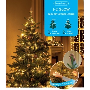 Novogodišnja LED rasveta za jelku 210cm-700L Toplo bela Lumineo 1-2 Glow 495402