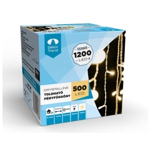 Novogodišnja rasveta svetleća zavesa 500 led Crystalline KAT 341