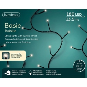 Novogodišnja rasveta za jelku 13,5 m 180L Topla bela Lumineo Basic 494165 - Img 2