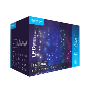 Novogodišnje led lampice 384kom 5,1m multikolor Modee ML-C2018