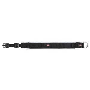 Ogrlica Premium ekstra široka XS S 27 35cm crno grafit - Img 2