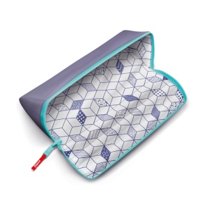 Pernica Prazna Maped 2 lica XXL 23x9x7,5cm ljubičasta bela plava - Img 3