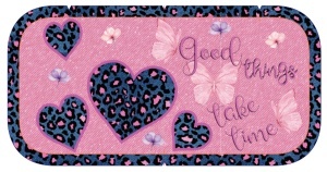 Pernica Prazna Ovalna Octopus Opc2610 Hearts 22x11x5cm roze plava