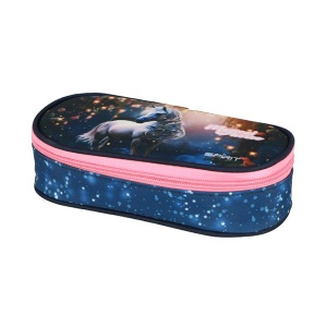 Pernica prazna Spirit Mini Magical Horse 1-zip 20x6x10cm plava roze konj