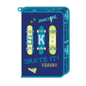 Pernica Puna 1 Zip Octopus P1Zp2601F Skate It 13x19x3cm plava
