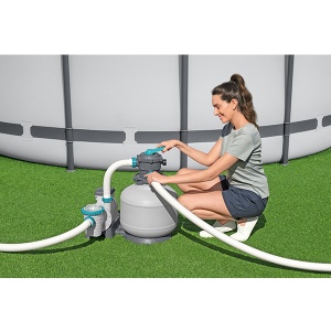 Peščana pumpa za bazene 11355 l/h sa tajmerom 220-240V Bestway 58486 - Img 3