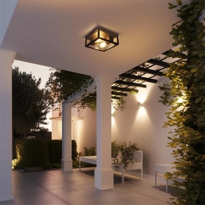 Plafonjera Garonne 2xE27 IP44 Trio Lighting 601860242 - Img 2