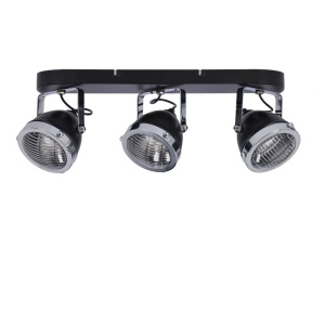 Plafonska Lampa Crna 3x15W GU10 Crazy 15122