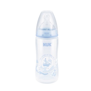 Plastična Flašica 300ml silikon S1 M Nuk First Choice+ Blue / 741537