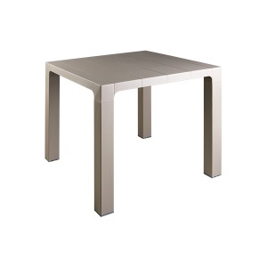 Plastični sto Orfeo 80x80cm svetlo moka 63188