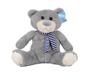 Plišana Igračka 40cm 0m+ Meda Sa Šalom Dizi Toys 511.MQT20018-MED-S-40