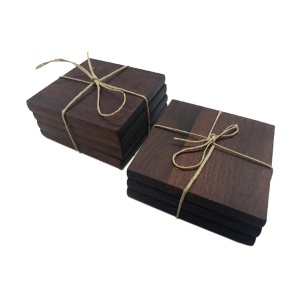 Podmetači za čaše 90x90x10mm Bagrem Wood Holz 6020wh