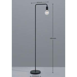 Podna lampa Diallo 1xE27 Trio lighting 408000132 - Img 3