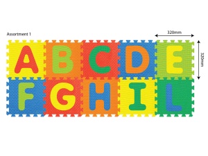 Podne puzzle Alfabet 32x31x1cm