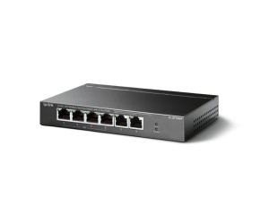 PoE switch TP-Link TL-SF1006P sa 6 portova (4 PoE+), metalno kućište - Img 4
