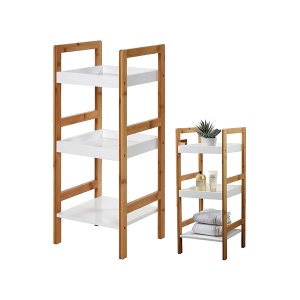 Polica za kupatilo 3 nivoa 30x30x72cm bambus Vilde 569096