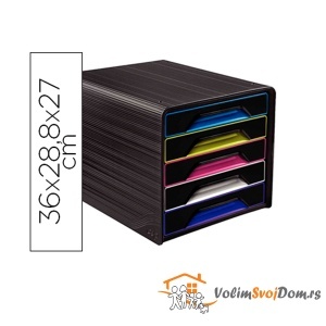Police za dokumentaciju Glossy Multicolor Cep CEP7111G