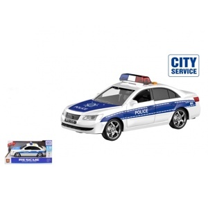 Policijski auto sa zvukom i svetlom City Service 42886