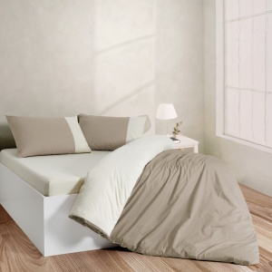 Posteljina CB Simple Set Bicolor Single bež/krem 025566 - Img 3
